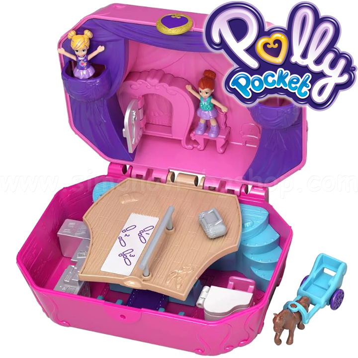 Polly Pocket Игрален комплект с 2 кукли Music Box FRY35 Polly Pocket Игрален комплект с 2 кукли Music Box FRY35