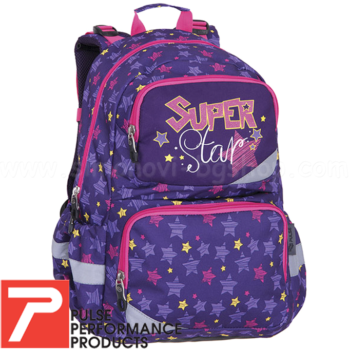 PULSE ANATOMIC Super Star Ученическа раница 121327 PULSE ANATOMIC Super Star Ученическа раница 121327
