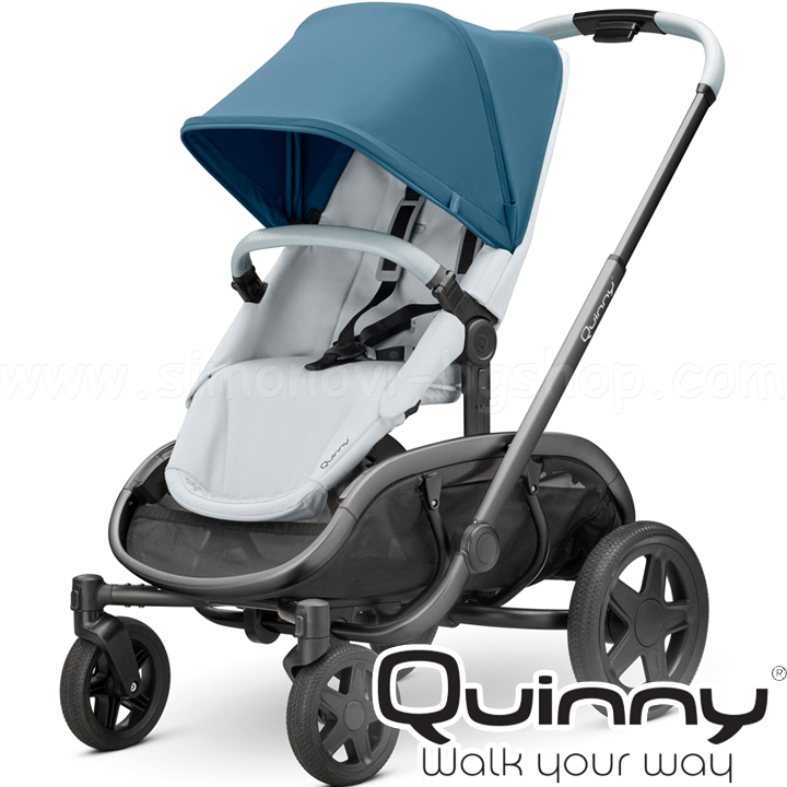 Quinny Hubb Бебешка количка Blue Coral on Grey 1396576000 Quinny Hubb Бебешка количка Blue Coral on Grey 1396576000