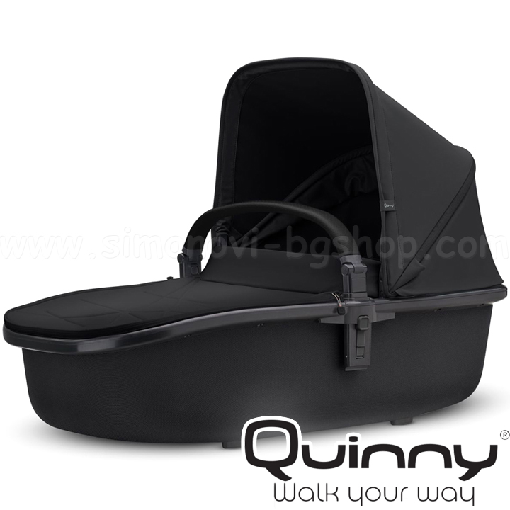 Quinny Кош за новородено Hux Midnight Black on Black 1503991000 Quinny Кош за новородено Hux Midnight Black on Black 1503991000