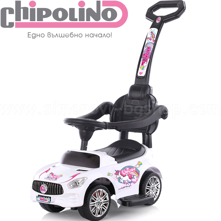 2020 Chipolino Ride-on Unicorn ROCUN02001WH
