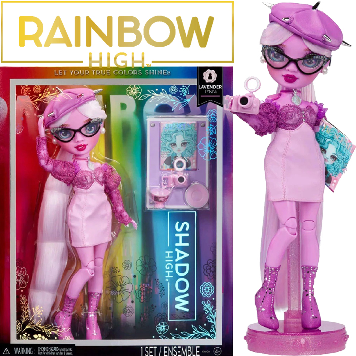 * Rainbow High Shadow High   Lavender Lynn 592815