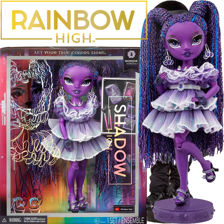 * Rainbow High Shadow High   Monique Verbena 583059EUC