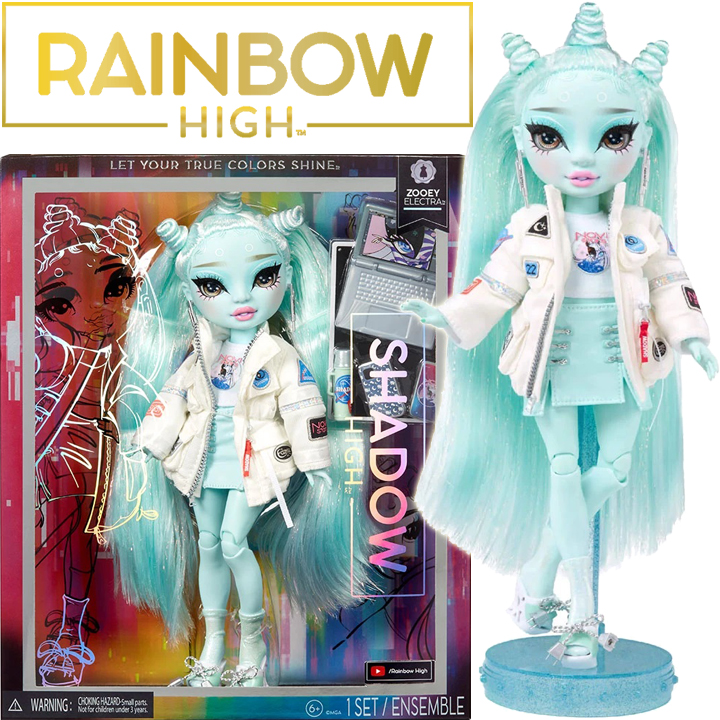 * Rainbow High Shadow High   Zooey Electra 583035EUC