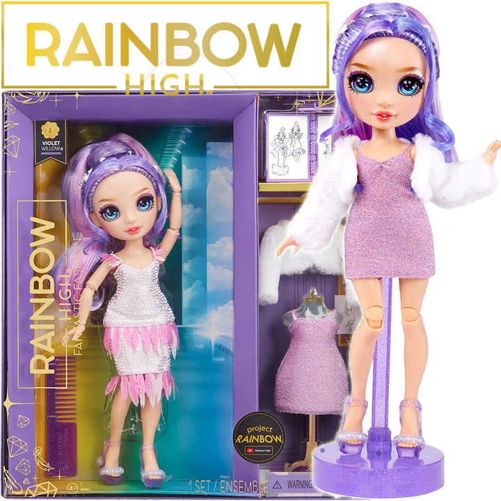 * Rainbow High Fantastic Fashion     Violet Willow 587385