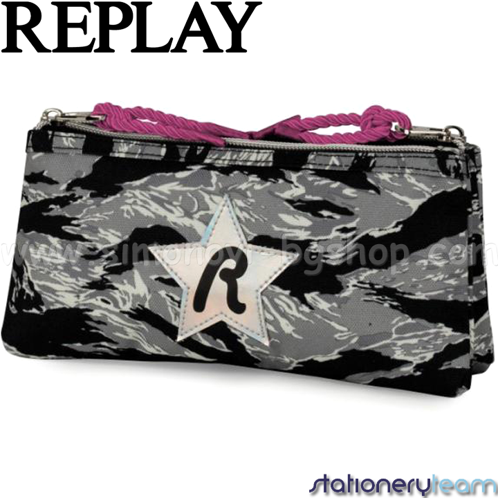 REPLAY Girls Двоен несесер 11210 Grey Stationery Team REPLAY Girls Двоен несесер 11210 Grey Stationery Team
