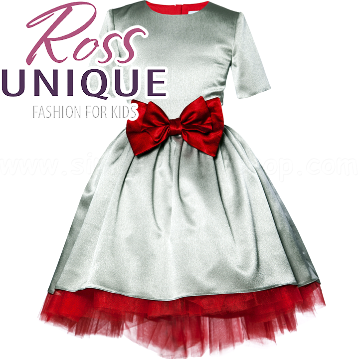 Ross Unique Уникална асиметрична рокля в сиво и черно Ross Unique Уникална асиметрична рокля в сиво и черно