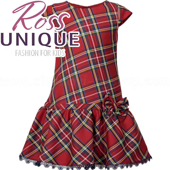 Ross Unique Карирана детска рокля Ross Unique Карирана детска рокля