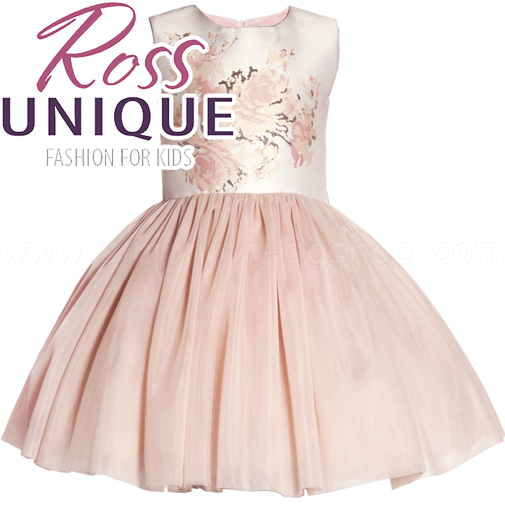 Ross Unique Jacquard and Tulle Dress Ross Unique Jacquard and Tulle Dress