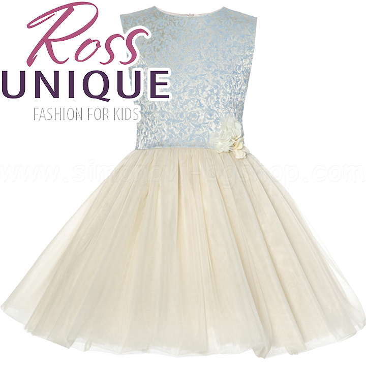 Ross Unique Красива и ефирна рокля от тюл и цветя Ross Unique Красива и ефирна рокля от тюл и цветя