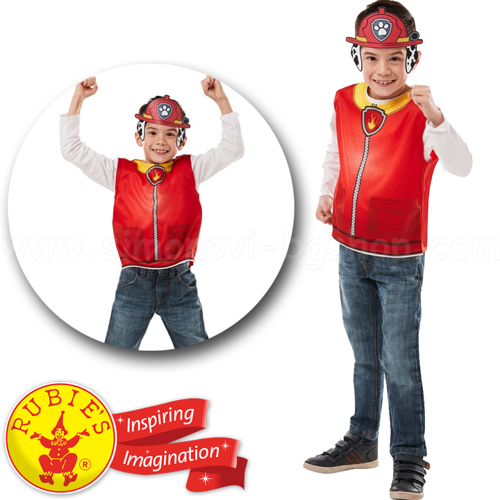 Rubies Детски карнавален костюм Paw Patrol Marshal 34862 Rubies Детски карнавален костюм Paw Patrol Marshal 34862