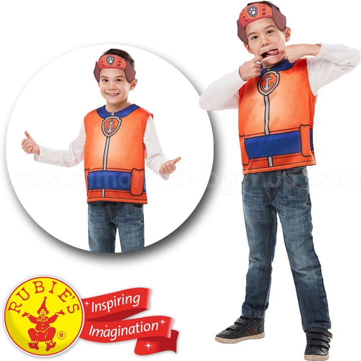 Rubies Детски карнавален костюм Paw Patrol Zuma 34865 Rubies Детски карнавален костюм Paw Patrol Zuma 34865
