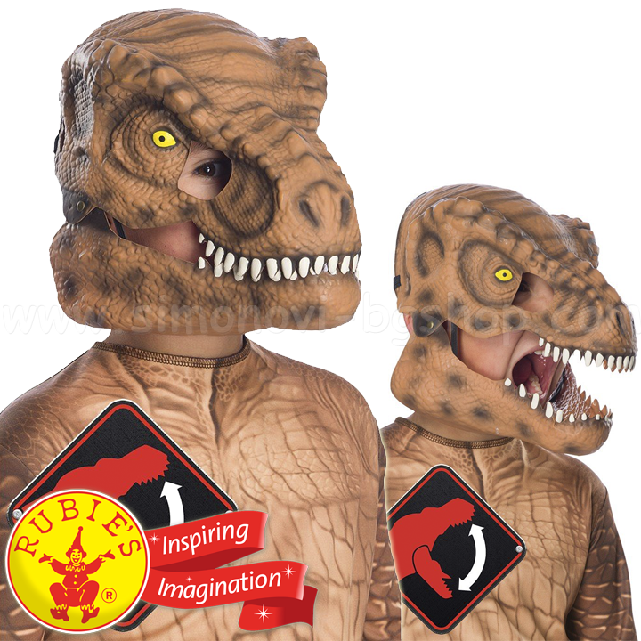 *Rubies Карнавален костюм - Маска "T-Rex" 68055 *Rubies Карнавален костюм - Маска "T-Rex" 68055