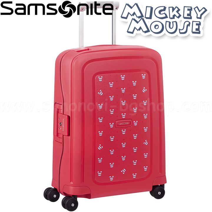 Samsonite Disney S'cure Детски твърд куфар 55 см. Mickey Mouse Red 50C.00.001 Samsonite Disney S'cure Детски твърд куфар 55 см. Mickey Mouse Red 50C.00.001