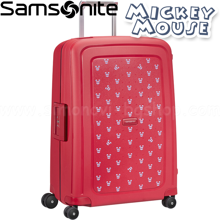 Samsonite Disney S'cure Детски твърд куфар 69 см. Mickey Mouse Red 50C.00.002 Samsonite Disney S'cure Детски твърд куфар 69 см. Mickey Mouse Red 50C.00.002