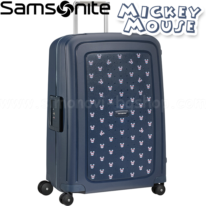 Samsonite Disney S'cure Детски твърд куфар 69 см. Mickey Mouse Blue 50C.41.002 Samsonite Disney S'cure Детски твърд куфар 69 см. Mickey Mouse Blue 50C.41.002
