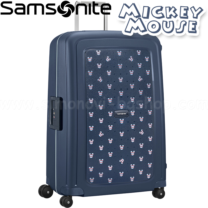 Samsonite Disney S'cure Детски твърд куфар 77 см. Mickey Mouse Blue 50C.41.003 Samsonite Disney S'cure Детски твърд куфар 77 см. Mickey Mouse Blue 50C.41.003
