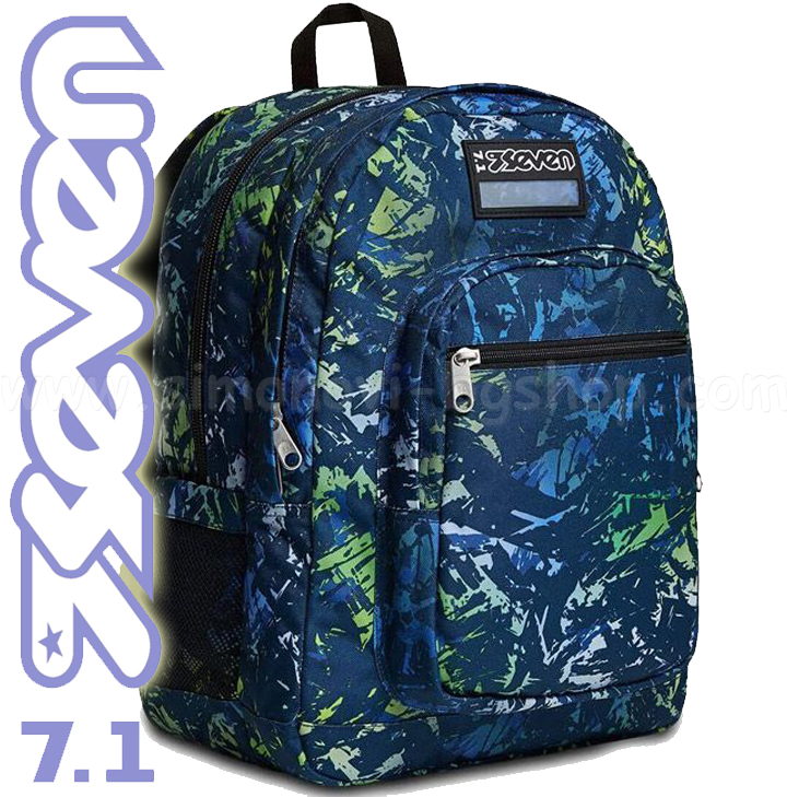 Rucsac școlar ergonomic Seven 7.1 Freethink Deep Blue 73507