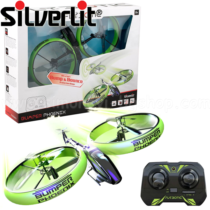 * Silverlit Drone 2.4G, 3-channel "Bumper Phoenix" Phoenix 84814