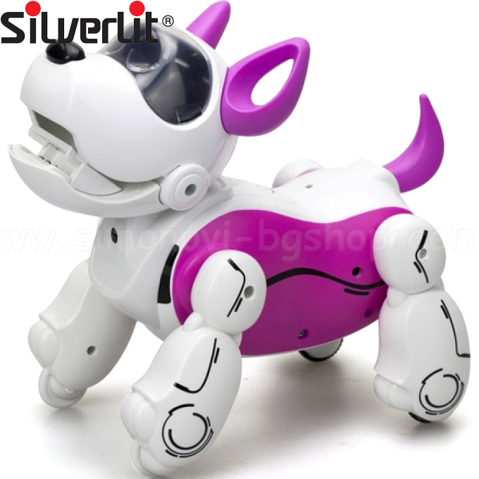 Silverlit Кученце робот с дистанционно управление в лилаво 88520 Silverlit Кученце робот с дистанционно управление в лилаво 88520