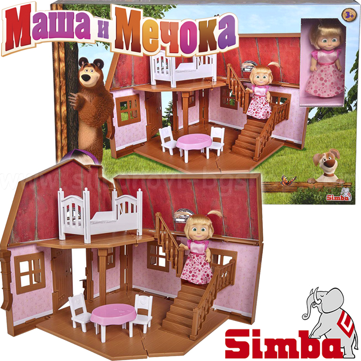 *Simba Masha and The Bear Двуетажната къща на Маша 109301038 *Simba Masha and The Bear Двуетажната къща на Маша 109301038