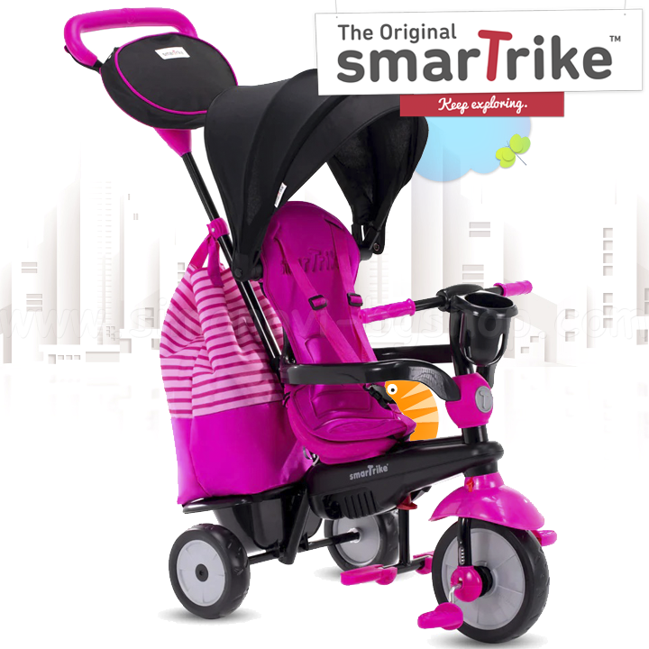 * 2023 Smart Trike Swing DLX Children's Trike 4 in 1 Pink 6500600