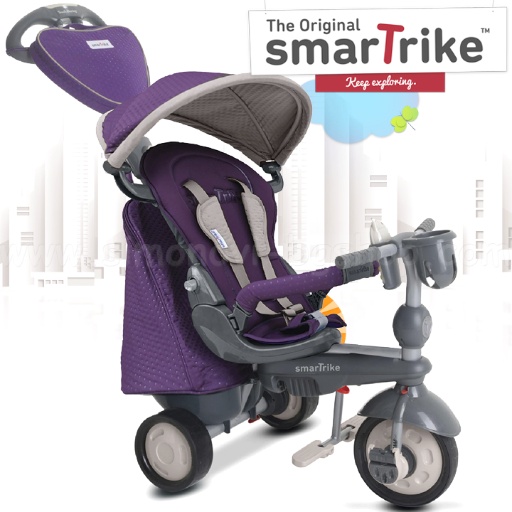 * 2022 Smart Trike Children's tricycle Infinity 5 in 1 Purple 8400400
