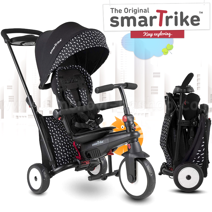* 2022 Smart Trike   smarTfold 7  1 STR5 White & Black5052102