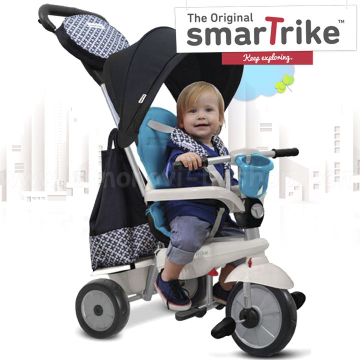 * 2022 Smart Trike Children's tricycle  Deluxe 4 in 1 Blue 6501800