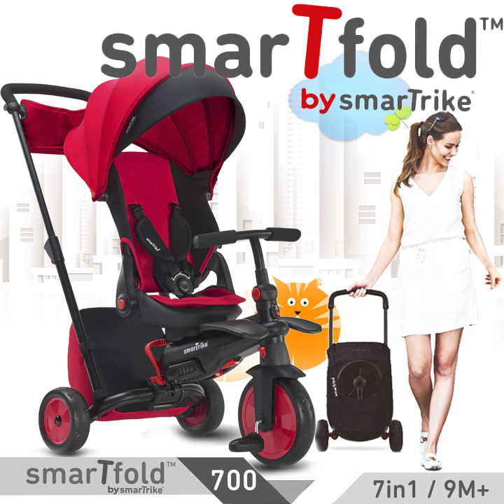 Smart Trike   smarTfold STR7 J 700 7 1 Red 5502202