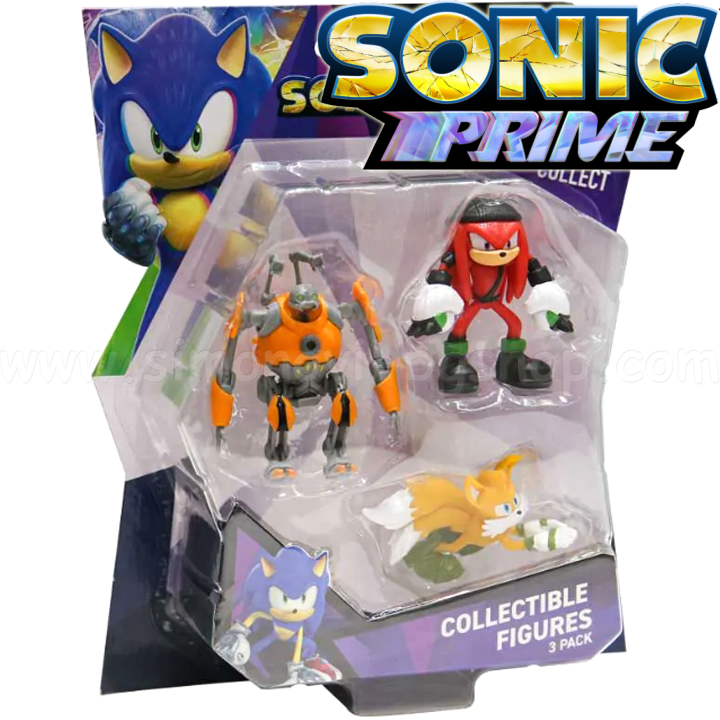 * P.M.I. Sonic Prime  3.Eggbot, Renegade Knucks, Mangey Tails SON2020