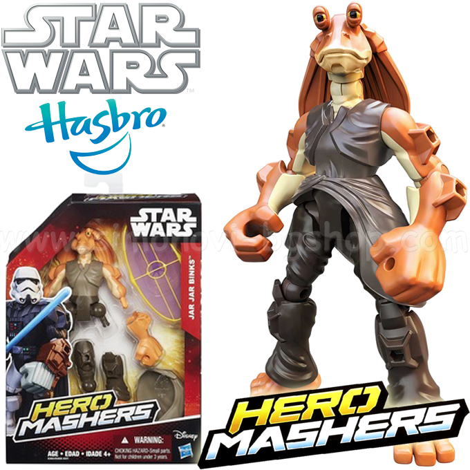 *Hasbro Star Wars  Hero Mashers Jar Jar Binks B3663