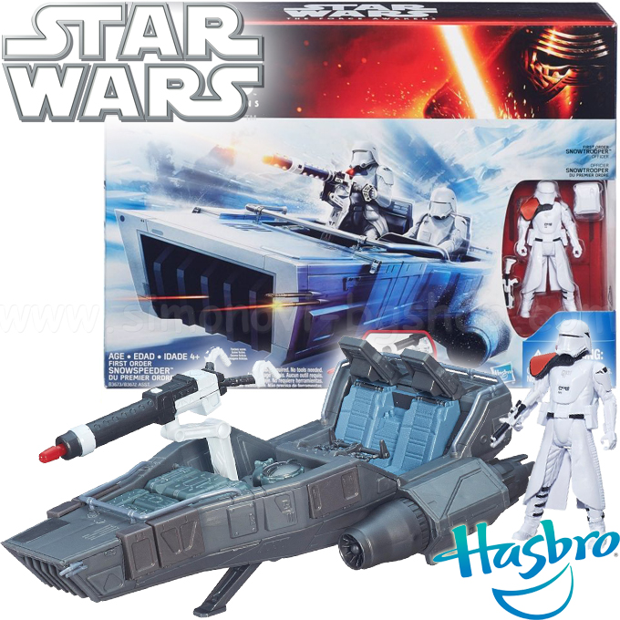 Hasbro Star Wars First Order Snowspeeder and Snowtrooper B3672 spacecraft Hasbro Star Wars First Order Snowspeeder and Snowtrooper B3672 spacecraft
