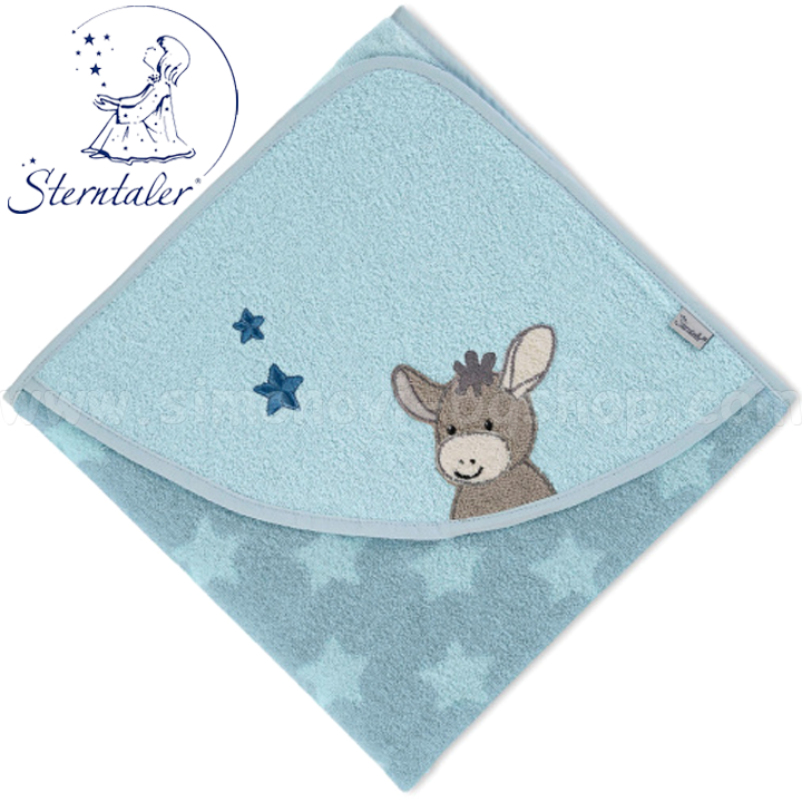 * Sterntaler Baby towel with corner 7122000