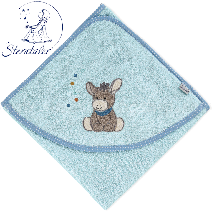 * Sterntaler Baby towel with corner 7122070