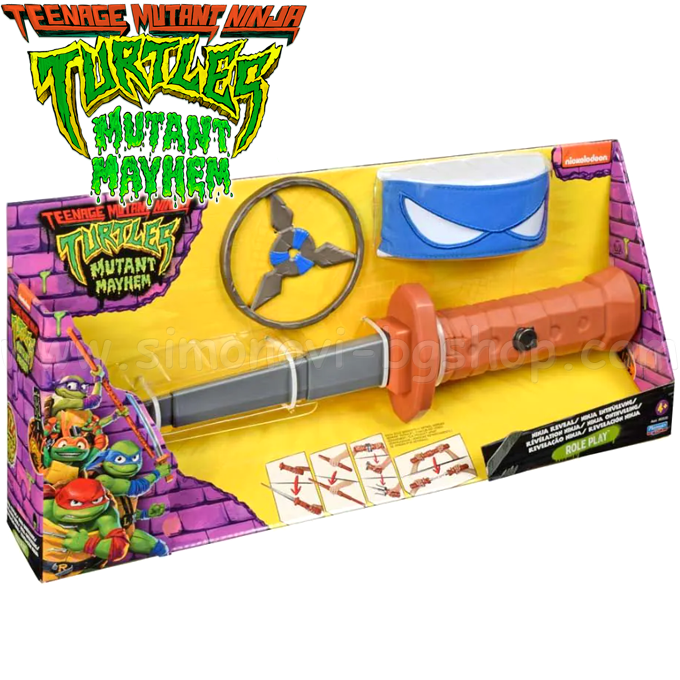 * Ninja Turtles Leonardo 83530 Full Chaos Mask Weapon Playset