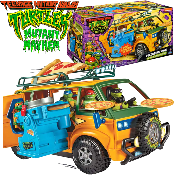 * Ninja Turtles Truck "Total Mayhem" Pizza Van 83468