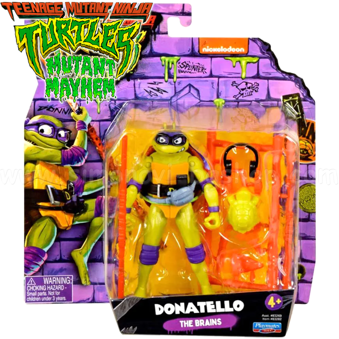 * Ninja Turtles Ninja Turtle base figure "Total Chaos" Donatello 83269