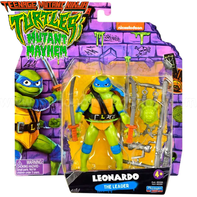* Ninja Turtles Ninja Turtle base figure "Total Chaos" Leonardo 83269