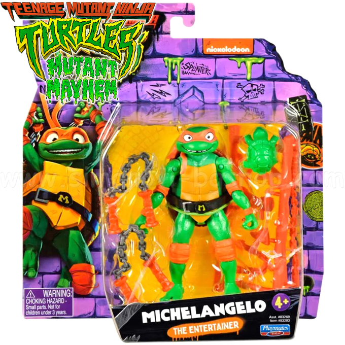 * Ninja Turtles Ninja Turtle base figure "Total Chaos" Michelangelo 83269