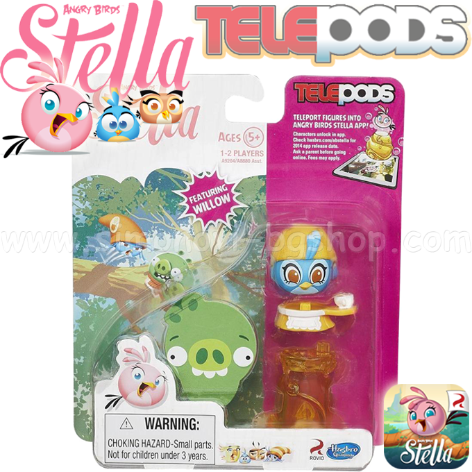 Angry Birds Stella Telepods  a 1 Willow A9204