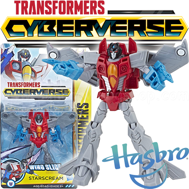 *Hasbro Transformers Cyberverse Робот трансформърс StarScream E1902 *Hasbro Transformers Cyberverse Робот трансформърс StarScream E1902