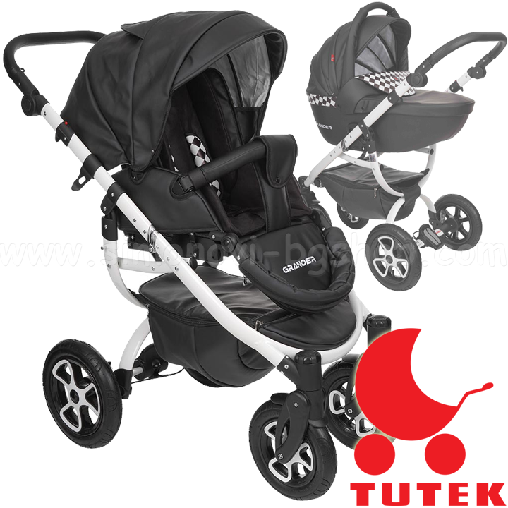 Tutek Pram 2 în 1 Grander Joaca GPL Eco Negru