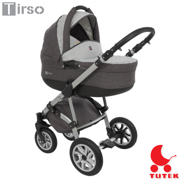 Tutek Baby stroller 2in1 Tirso - Grey Frame Grey
