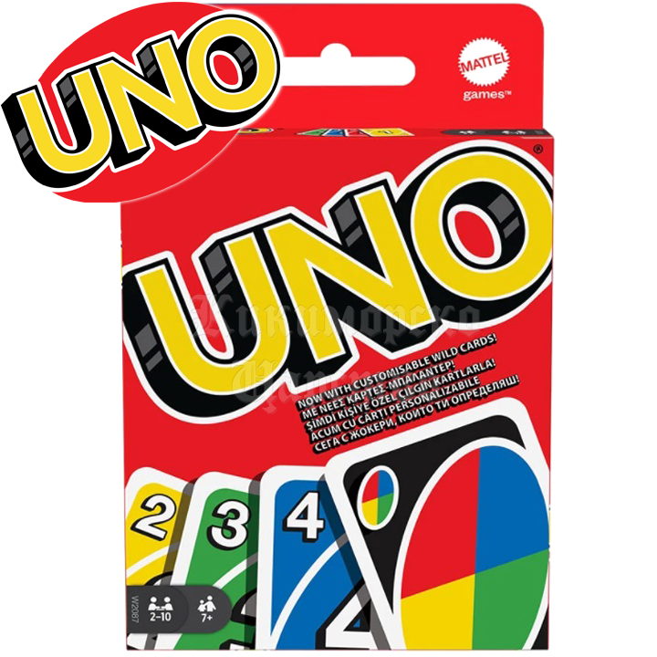 Mattel - Carti de joc Uno în limba bulgară