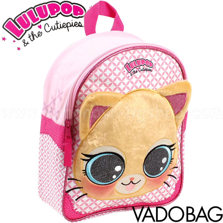 *Lulupop Раница за детска градина 3D Коте 120-9108 *Lulupop Раница за детска градина 3D Коте 120-9108