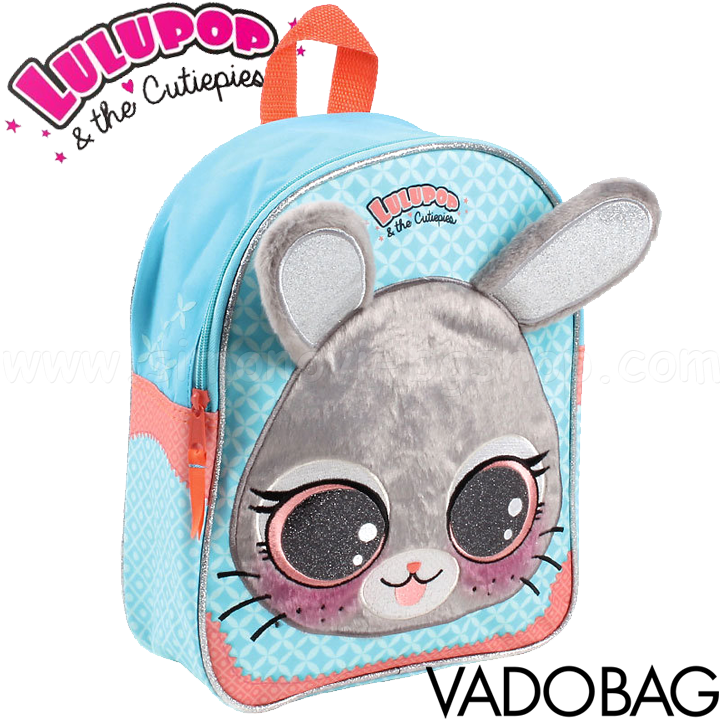 *Lulupop Раница за детска градина 3D Зайче 120-9109 *Lulupop Раница за детска градина 3D Зайче 120-9109