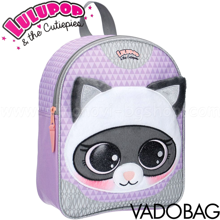 *Lulupop Раница за детска градина 3D Енот 120-9871 *Lulupop Раница за детска градина 3D Енот 120-9871