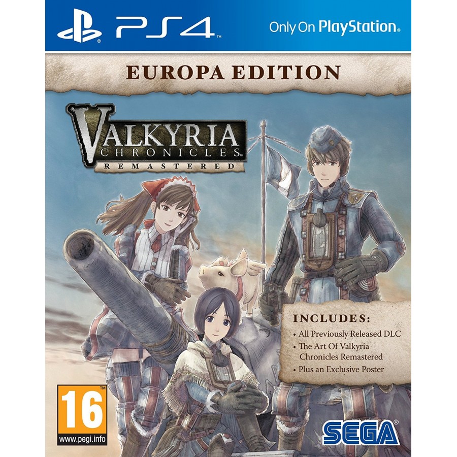 ps4   Valkyria Chronicles Remastered Europa Edition