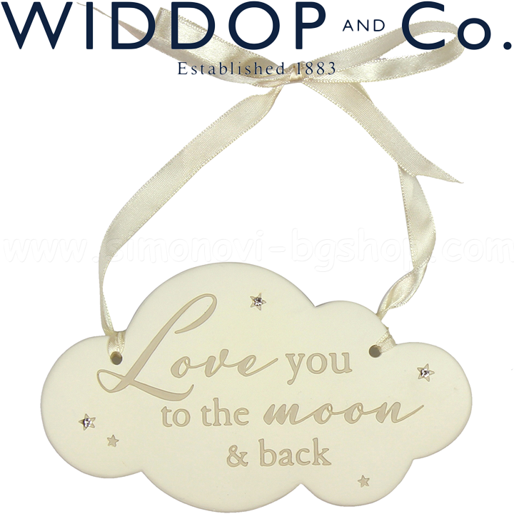 Widdop and Co. Bambino Апликация за стена Love you to The Moon CG1367 Widdop and Co. Bambino Апликация за стена Love you to The Moon CG1367